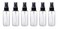 North Mountain Supply 2 Ounce Refillable Empty Plastic Bottle With Fine Mist Spray Nozzle - Pack of 6