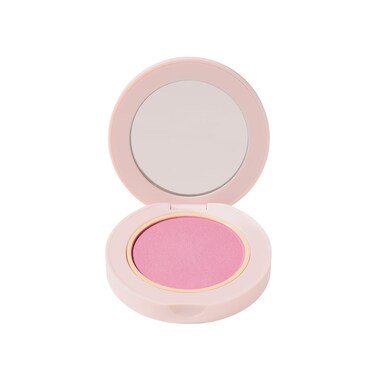 Wander Beauty Hydrating Powder Blush - Lightweight, Pink Blush Makeup with a Blurring, Satin Finish - Buildable Formula with Hyaluronic Acid, Squalane &amp; Aloe Leaf Extract - Priority Pink - 0.18 oz
