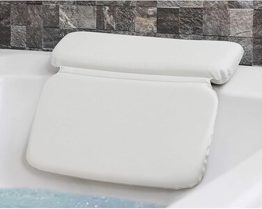Epica Bathtub Pillow   Luxury Bath Accessories for Women &amp; Men, Bath Decor   Non-Slip Waterproof Cushion with Strong Suction Cups, Headrest Pillow, Hot Tub Pillow, Spa Bath Cushion, Rectangle