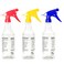 Youngever 3 Pack Empty Spray Bottles, Spray Bottles for Cleaning Solutions (24 Ounce)