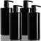 Youngever 4 Pack Pump Bottles for Shampoo, Empty Shampoo Pump Bottles, Plastic Cylinder with Lockdown-Leak Proof-Pumps (24 Ounce)