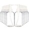 Youngever 12 Pack Plastic Pump Bottles, Refillable Plastic Pump Bottles with Travel Lock (8 Ounce)
