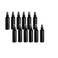 Natural Farms 4oz Black Plastic Spray Bottles -12 Pack Empty Spray Bottle Refillable Containers - Essential Oils - Hair - Aromatherapy   Fine Mist Sprayers with Dust Caps - Made in the USA