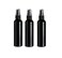 Natural Farms 4oz Black Plastic Spray Bottles -3 Pack Empty Spray Bottle Refillable Containers - Essential Oils - Hair - Aromatherapy   Fine Mist Sprayers with Dust Caps - Made in the USA