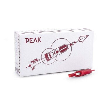 Peak - Blood Cartridge Tattoo Needles - 1007RLXT - Single-Use Cartridges for Safe Professional Tattooing, Disposable &amp; Sterile Tattoo Supplies (Box of 20)
