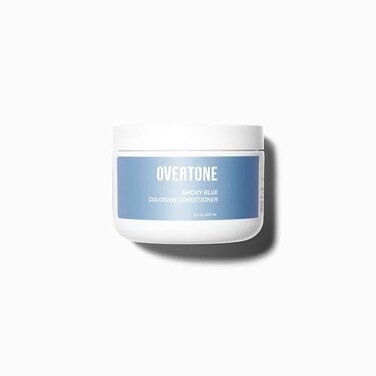 Overtone Color Depositing Semi-Permanent Hair Dye Conditioner - 8 oz For Natural &amp; Color-Treated Hair, Moisturizing Shea Butter &amp; Coconut Oil - Vegan &amp; Cruelty-Free, Smoky Blue is now Smoky Sapphire