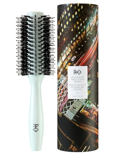 R+Co Vegan Boar Bristle Hair Brush #4 (65 mm)