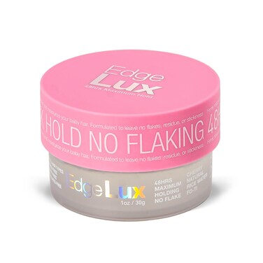 Edge Lux Edge Control Wax 48 Hour Maximum Hold No Flaking Natural Ingredients Scented Conditioning Styling Hair Gel Tamer (1 Ounce (Pack of 1), Cherry)