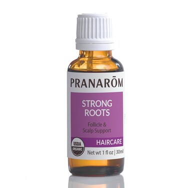 PRANAROM &ndash; Hair Strengthening &amp; Scalp Support Oil (30ml) - 100% Pure Organic Essential Oil   USDA &amp; ECOCERT Certified