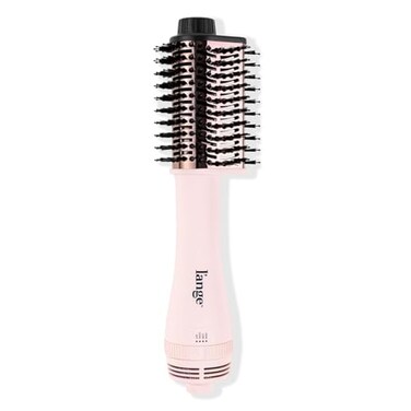L'ANGE HAIR Le Volume Elev&eacute; 65MM 2-in-1 Titanium Brush Dryer   Dry and Style   Unique Teardrop Shape Barrel   3 Heat Settings   360&deg; Vented Airflow   Ionic Technology for Frizz-Free Styling (Blush)