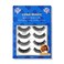 LUNA MAGIC Linda Faux Mink Lashes, Multipack, Hybrid Effect, Reusable, Wispy &amp; Natural, Cruelty Free, 15MM, 4 Pairs