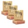 Varina Natural Antique Sandalwood Bar Soap - Gentle Cleansing for Sensitive Skin, Floral - 3 Pack