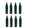 Natural Farms 8 oz Green Cosmo Plastic Spray Bottles -8 Pack Empty Spray Bottle Refillable - BPA Free - Essential Oils - Aromatherapy   Fine Mist Sprayers with Dust Caps - Made in the USA