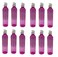 Natural Farms 8 oz Pink Cosmo Plastic Bottles -12 Pack Empty Bottle Refillable - BPA Free - Essential Oils - Aromatherapy   White Flip Up Snap Top Cap - Made in the USA