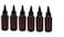 Natural Farms 2 oz Amber Boston BPA FREE - Boston Bottles - 6 Pack Empty Refillable Containers - Essential Oils - Hair   Black Twist Open/Close Cap - Made in the USA