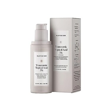 Naturium Tranexamic Topical Acid 5% Jumbo, Face &amp; Skin Care with Kojic Acid, Niacinamide &amp; Licorice Root, 2 oz