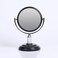 Zahari Home Galvin Magnifying Makeup Mirror Double Sided with Stand, Desk Mirror Vanity Mirror Cosmetic Mirror Tabletop Mirror 1X/3X Magnification 360 Degree Swirl, 5.60 inch Mirror, Black