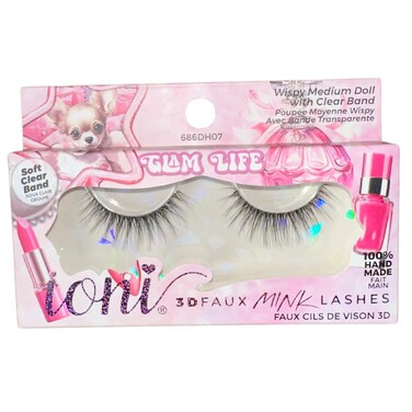 IONI 3D FAUX MINK LASHES (686DH07), Black