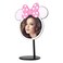 Impressions Vanity Minnie Mouse Tabletop Lighted Makeup Mirror, Magnifying Vanity Mirror with Adjustable Tilt, Tri Tone Lighting, Adjustable Brightness, Soft Touch Sensor, and a Catchall Tray