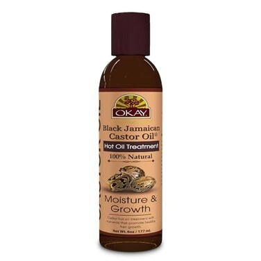 OKAY HOT OIL TREATMENT BLACK JAMAICAN CASTOR OIL 6oz / 117ml