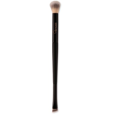 Osmosis 2-in-1 Dual Ended Line &amp; Blend Brush for Precision Eye Liner and Eye Shadow, Thin Slanted Flat Angle Ultra Soft Bristles