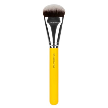 Bdellium Tools Professional Makeup Brush - Studio Series 977 Face Sculpting - With Soft Synthetic Fibers, For Contouring the Face (Yellow, 1pc)