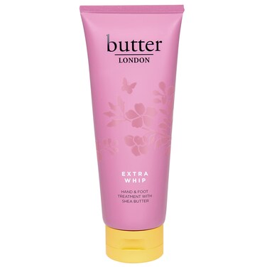 butter LONDON Extra Whip Hand &amp; Foot Treatment, Shea &amp; Cocoa Butter, Helps Hydrate &amp; Restore Dry Skin, Helps Firm Skin&rsquo;s Appearance, Vegan, Cruelty &amp; Paraben Free