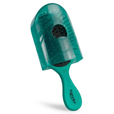 NuWay 4HAIR Traveler U.S. and International Patented Travel Brush (Emerald Green)