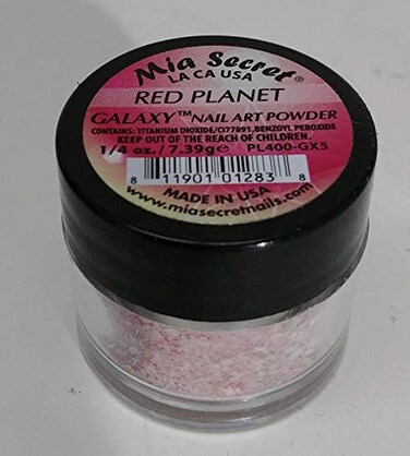 Mia Secret Professional Galaxy Collection Acrylic Powder 1/4 oz (Pick Your Color) (RED PLANET)