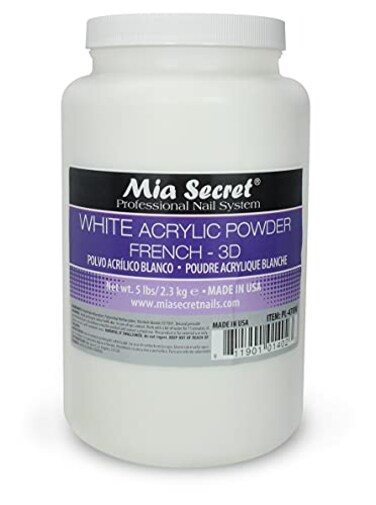Mia Secret White Acrylic Powder (5LBS)