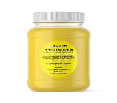 Raw African Shea Butter 3 lbs. Bulk 100% Pure Natural Unrefined YELLOW Grade A - Ideal Moisturizer For Dry Skin, Body, Face And Hair Growth. Great For DIY Soap and Lip balm Making.