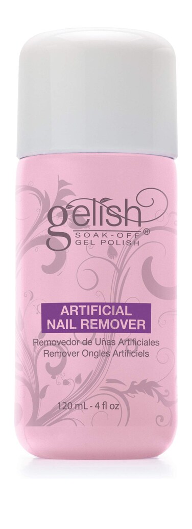 Gelish Artificial Nail Remover &ndash; Soak-Off Polish Remover for Fast, Gentle, Prevents Drying, and Maintains Healthy Nails. Ideal for Professional and At-Home Use (4 oz)
