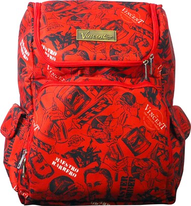 Vincent Master Backpack Travel Stylist Barber Bag (Red)