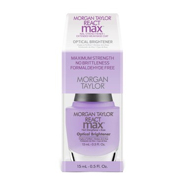 Morgan Taylor REACTmax Base Coat, Base Coat Nail Polish, Long Lasting Nail Polish, 0.5 oz.
