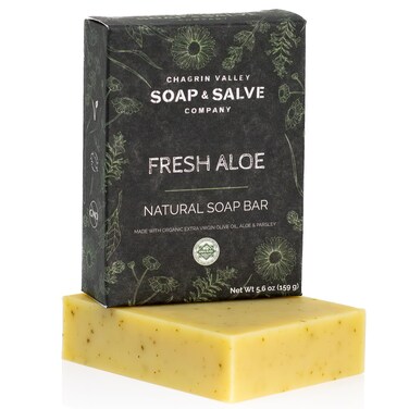 Chagrin Valley Soap &amp; Salve Organic Natural Soap Bar - Fresh Aloe (1)