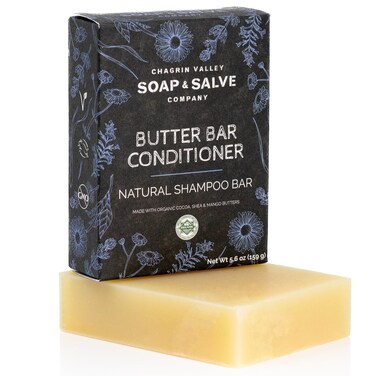 Chagrin Valley Soap &amp; Salve Organic Natural Shampoo Bar (Butter Bar, 1 Bar)