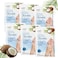 Epielle Intensive Repairing Gloves for Dry and Cracked Hands - 6 Pack   Coconut Oil, Milk Extract, Hyaluronic Acid   Beauty and Skincare Gifts