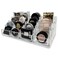 byAlegory Tiered Eyeshadow Makeup Organizer   16 Space Cosmetic Storage, 4 Tiers (CLEAR)