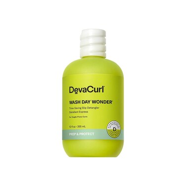 DevaCurl Wash Day Wonder Time-Saving Slip Detangler   Tangle-Release Complex   Melts Away Tangles   No Buildup Formula