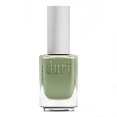 duri Nail Polish, 720 Barefoot, Creamy Pastel Green, Full Coverage, Glossy Finish, Fast Drying, 0.45 Fl Oz