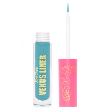 Lime Crime Venus Pigmented Liquid Eyeliner with Precision Brush, Butterfly (Bright Aqua) - Ultra Matte Water-Based Formula is Long-Lasting, Smudge-Proof &amp; Quickly Dries - Vegan &amp; Cruelty-Free