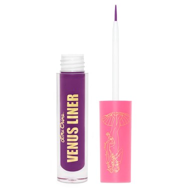 Lime Crime Venus Pigmented Liquid Eyeliner with Precision Brush, Wisteria (Vivid Purple) - Ultra Matte Water-Based Formula is Long-Lasting, Smudge-Proof &amp; Quickly Dries - Vegan &amp; Cruelty-Free