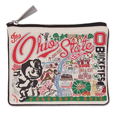 catstudio Ohio State University Collegiate Zipper Pouch Purse   Holds Your Phone, Coins, Pencils, Makeup, Dog Treats, &amp; Tech Tools