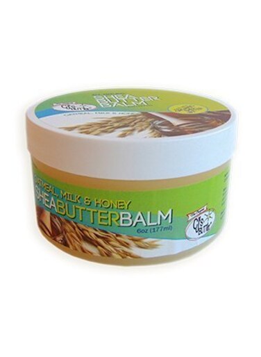 The Original CJ's BUTTer&reg; All Natural Shea Butter Balm - Oatmeal, Milk &amp; Honey, 6 oz. Pot