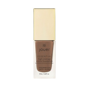 Jouer Essential High Coverage Cr&egrave;me Foundation - Available in 50 Shades for All Skin Tones - Healthy Ingredients - Paraben, Gluten &amp; Cruelty Free - Vegan Friendly