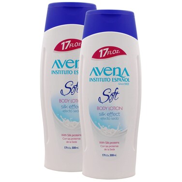 Avena Instituto Espa&ntilde;ol Body Lotion Soft, Moisturizer, Softens and Smoothens your Skin, 2-Pack of 17 Fl Oz, 2 Bottles
