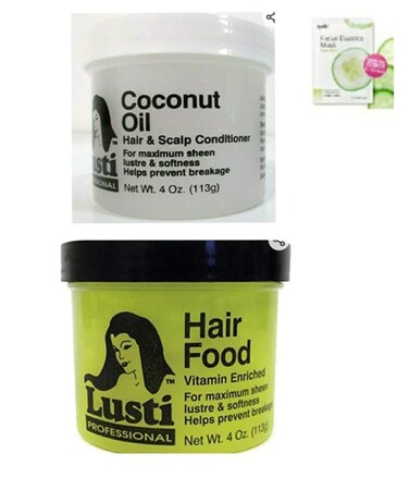 Lusti Coconut Oil Hair &amp; Scalp Conditioner &amp; Hair Food, 4 Oz (Pack Of 2)