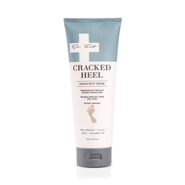 Dr. Foot Cracked Heel Repair Cream 8 Fl Oz - Moisturizing Lotion with Shea Butter &amp; Lactic Acid, Softens Calluses &amp; Dry Skin on Feet