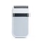 Pop Sonic Zip Compact Shaver for Men - Advanced Foil Technology Men's Electric Shavers - White/Grey Splash Proof Face Shaver - Wet &amp; Dry Electric Balder - Compact Size for Home, Gym, Travel