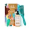 Carol's Daughter and Disney's The Little Mermaid Hair Care Gift Set for Curly Hair, Includes Goddess Strength Leave In Conditioner, Kid's Brush and Comb, 10 Fl Oz